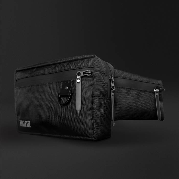 Black Fanny Pack+ Dust Bag