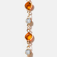 Orange Small Stone Chain