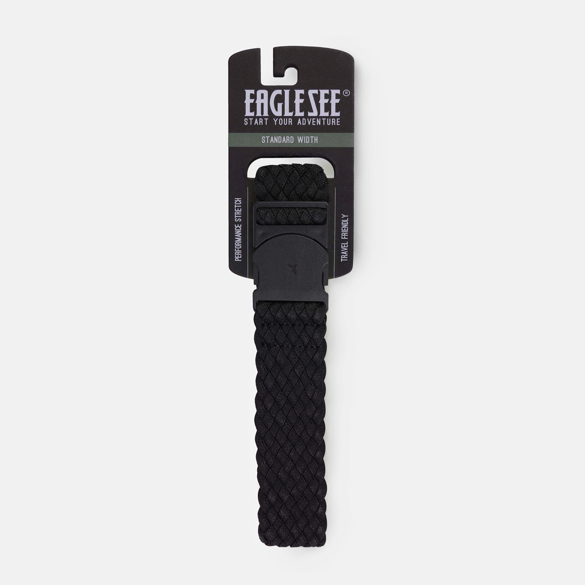 Standard Woven Black Stretch Belt