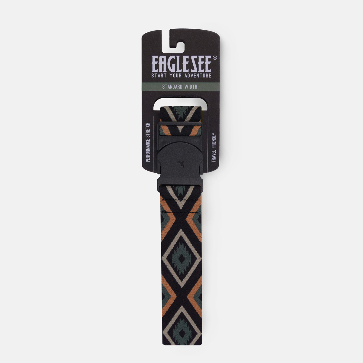 Adventure Stretch Belt Standard Tribal Cream/Green 