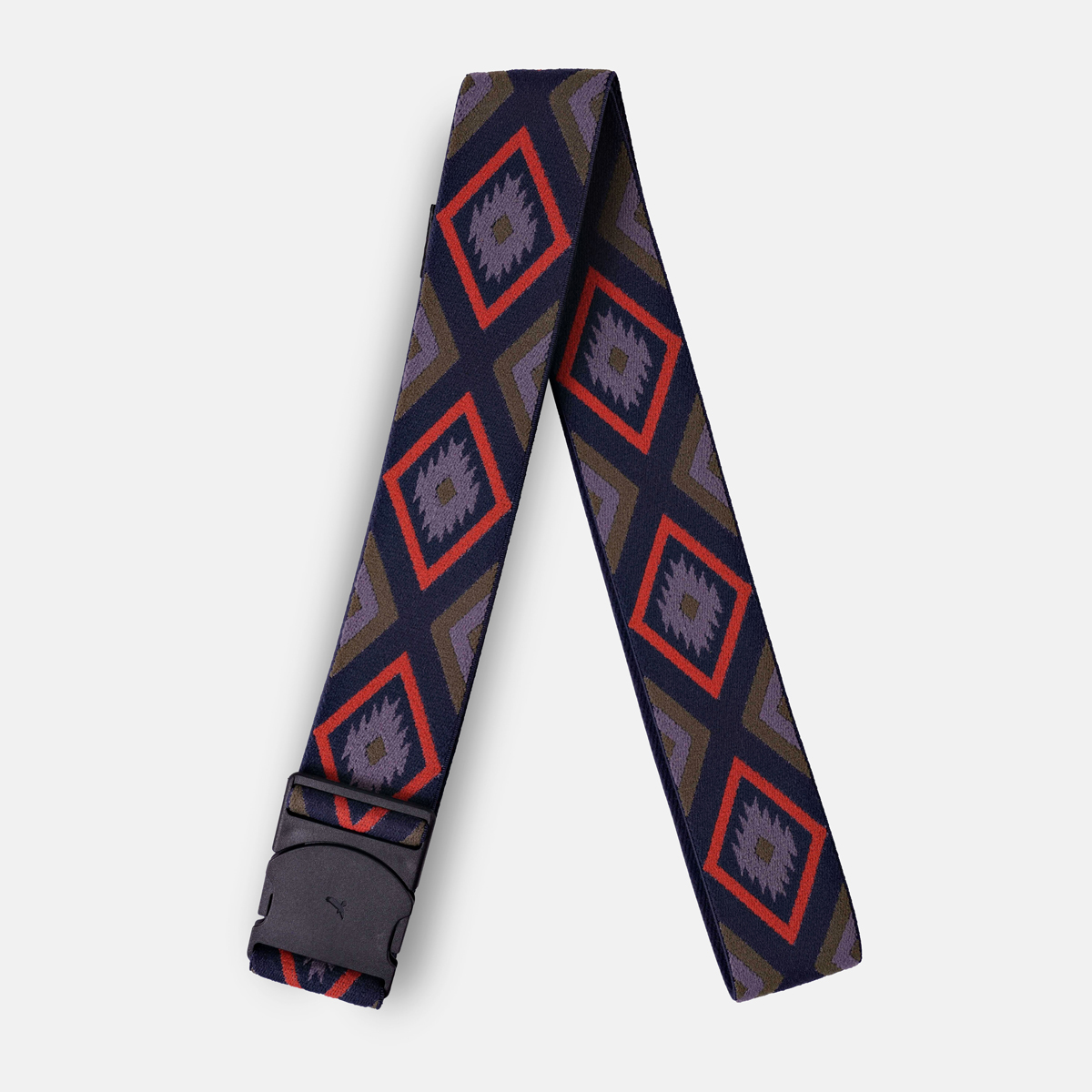 Adventure Stretch Belt Slim Tribal Black/Red 