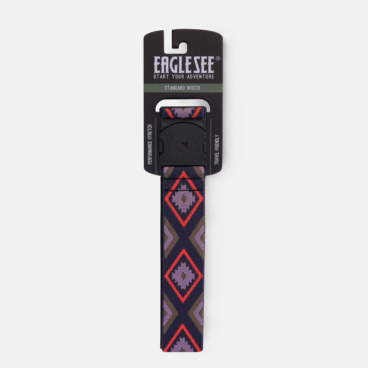 Adventure Stretch Belt Standard Tribal Black/Red 