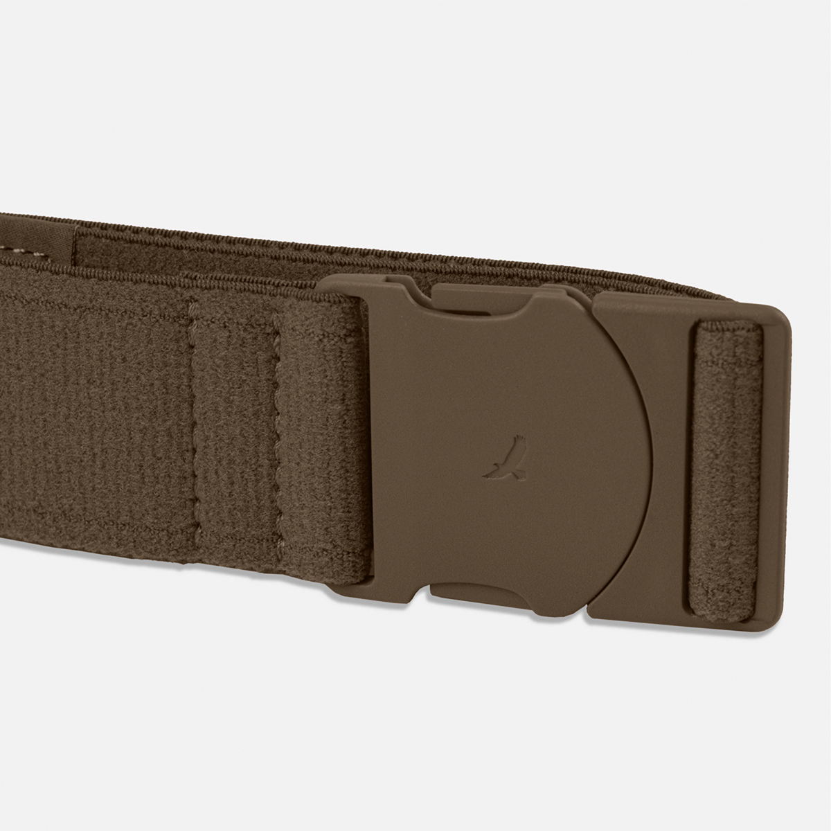 Standard Simple Brown Stretch Belt