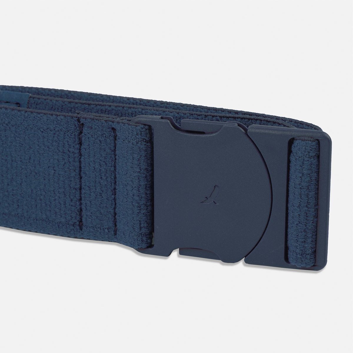 Standard Simple Dark Blue Stretch Belt