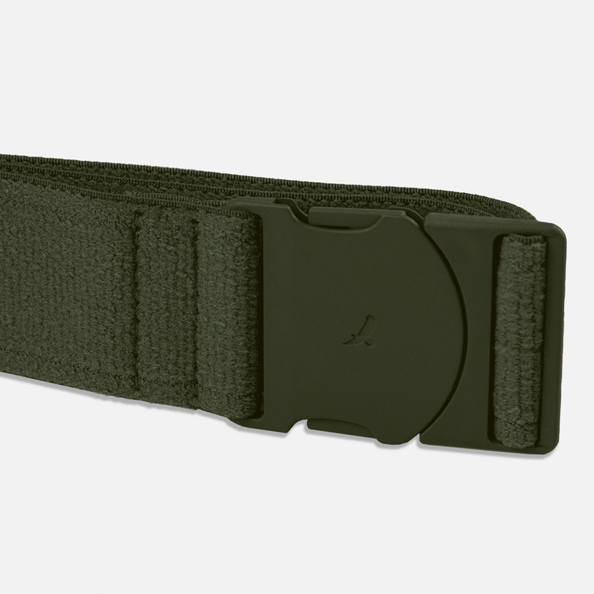 Standard Simple Olive Green Stretch Belt