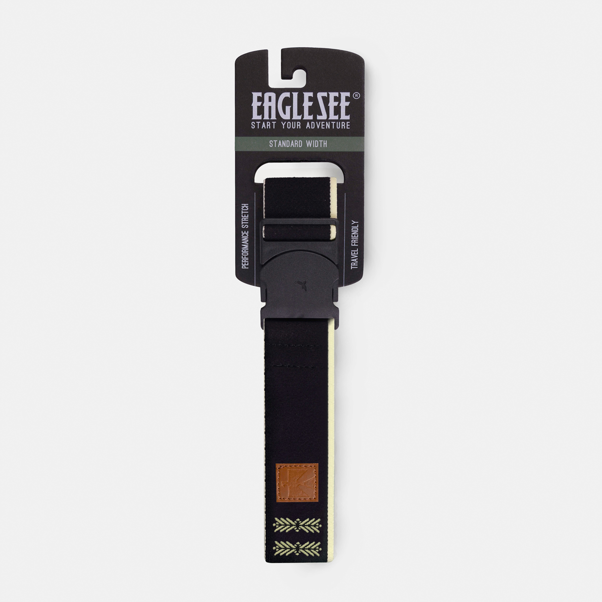 Adventure Stretch Belt Standard Black Eagle 