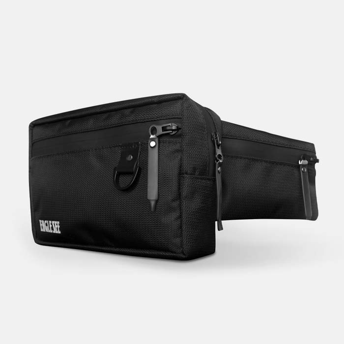 Black Fanny Pack+ Dust Bag