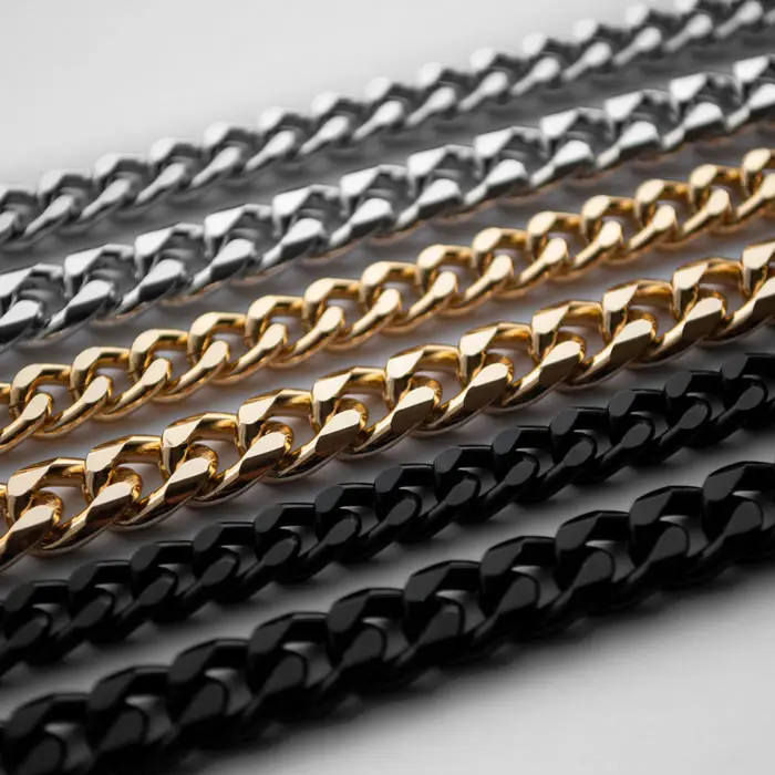 Medium Silver Cartier Woven Chain