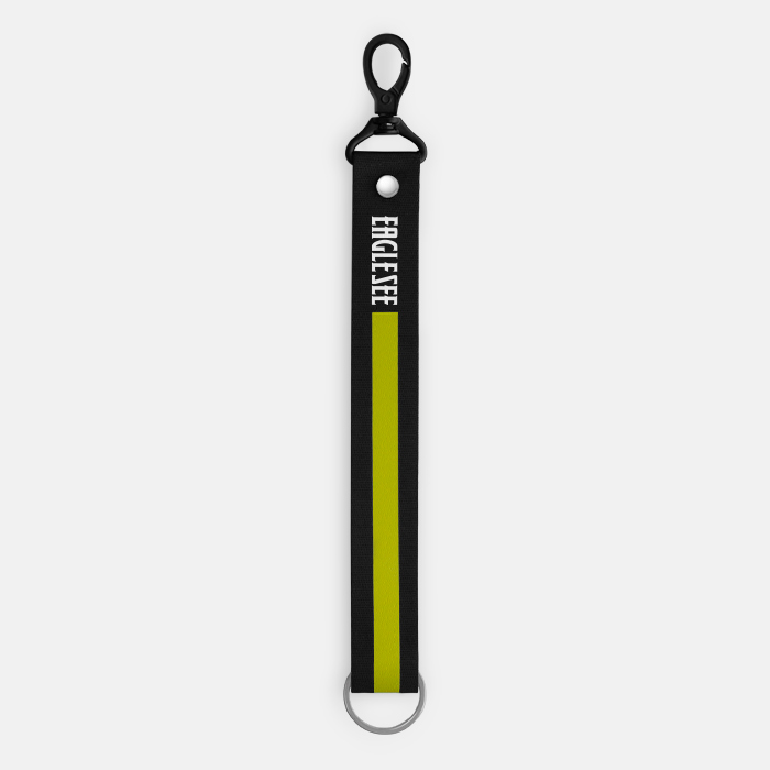  Medium Yellow Text Line Lanyard 