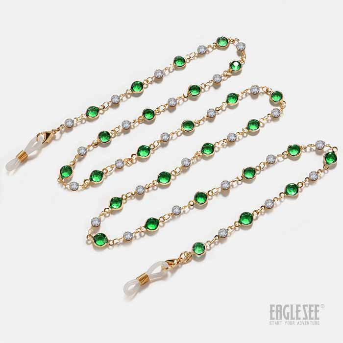 Green Small Stone Chain