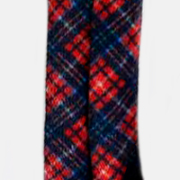 Red/Navy Tartan